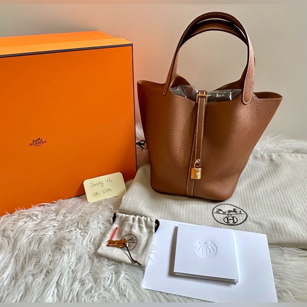 *SOLD* Hermes Picotin 22 Gold on gold